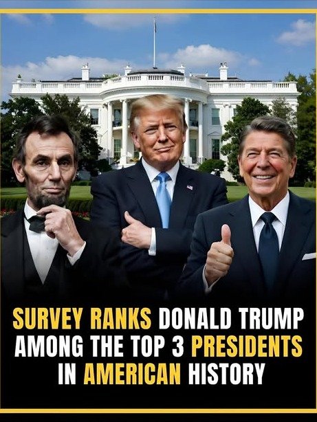 The Unbelievable Survey: Donald Trump Ranked Among America's Top 3 Presidents – Here's What It Really Means for His Legacy!