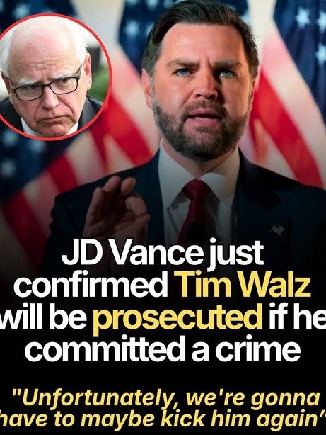 VP Vance's Bombshell: Governor Walz Under Federal Scrutiny – Is This the End of His Political Career?