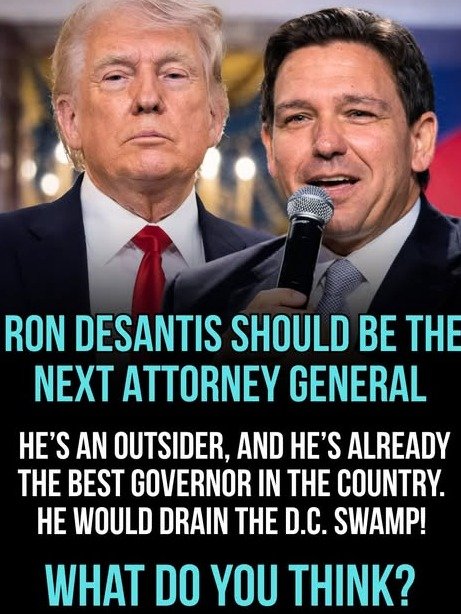 The Undeniable Truth: Why DeSantis as Attorney General Could Be the 'Swamp Cleaner' America Desperately Needs