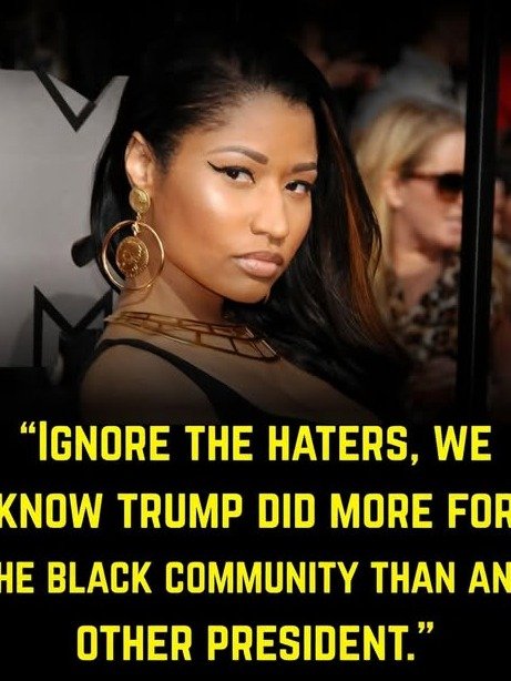 Unbelievable! Nicki Minaj Declares Trump the 'Most Supportive' President for Black Americans – The Full Story You CAN'T Miss