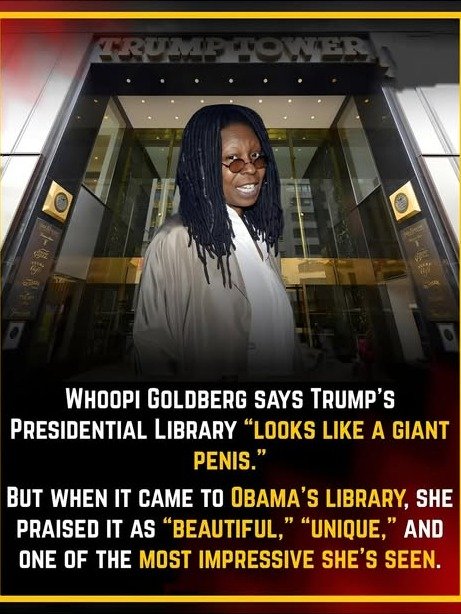 The Uncensored Truth: Whoopi Goldberg's Jaw-Dropping Remark About Trump's Miami Library That Sent Shockwaves Through Hollywood and Beyond