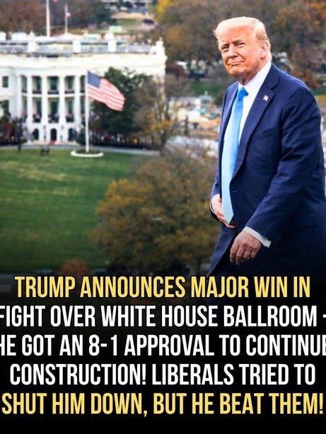 SHOCK REVERSAL: Court Blocked Trump's White House Ballroom, But a Powerful Board Just Overruled It 8-1 – What Happens Next?