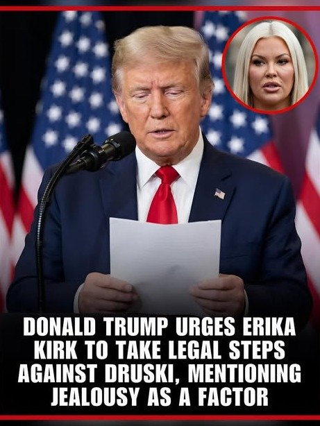 Trump's Shocking Intervention: Why He Told Erika Kirk to 'Lawyer Up' Against Druski – The Full Story You Haven't Heard
