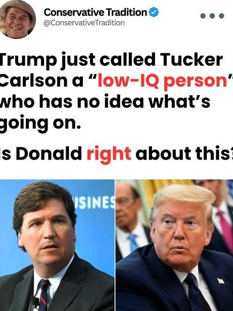 SHOCKWAVE: Trump Unleashes 'Low-IQ' Bomb on Tucker Carlson – Is This the End of an Alliance? What Happens Next Will Stun You!