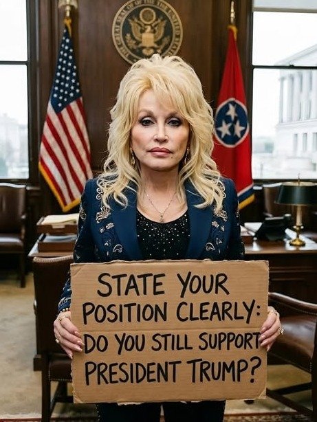 SHOCKWAVE: Dolly Parton's Quiet Statement — 'I Can't Stand Behind Him Anymore' — Is Rocking the Nation. What Does It MEAN?