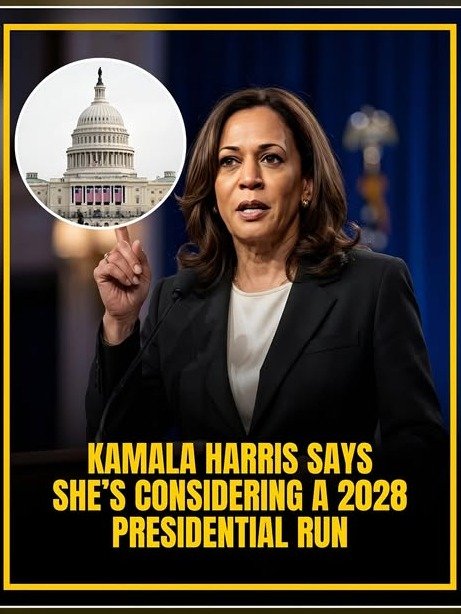 Shockwaves in Washington: Kamala Harris Just Hinted at a 2028 Presidential Run – And It Changes Everything You Thought You Knew